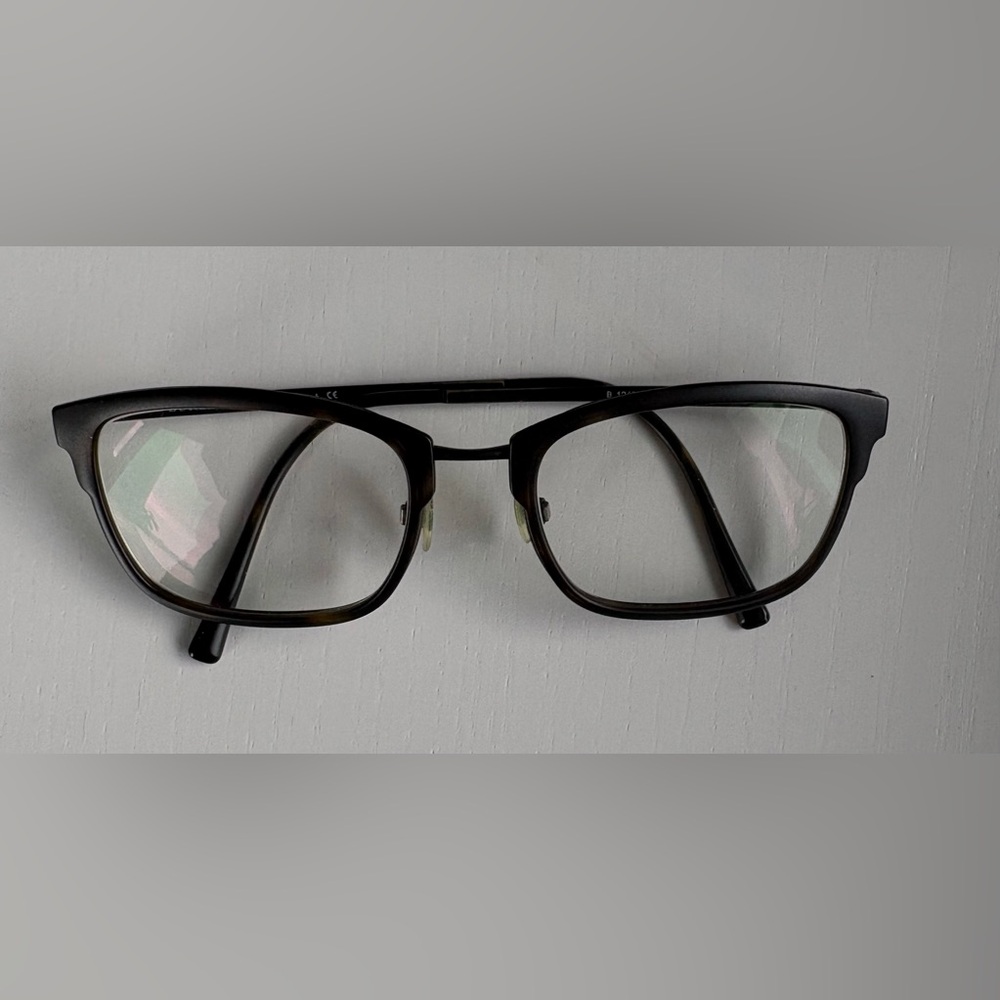 Burberry Black/Brown Square Prescription Glasses